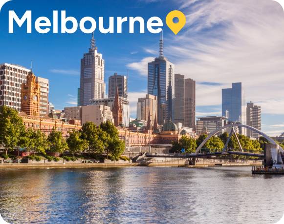 Melbourne South Bank Yarra River, Melbourne Victoria Australia